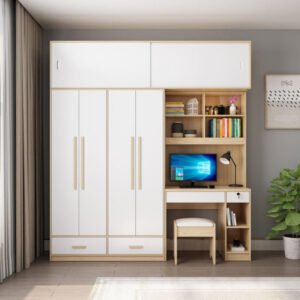 tủ quần áo kèm bàn làm việc TA-175