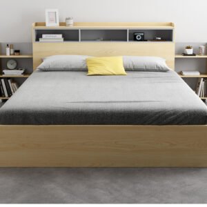 Giường ngủ đa năng kệ trang trí co rút 2 đầu GN-10
