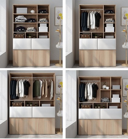Giường đa năng đệm kèm tủ đầu giường GN-20