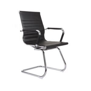 Ghế họp chân quỳ lưng da thấp 203