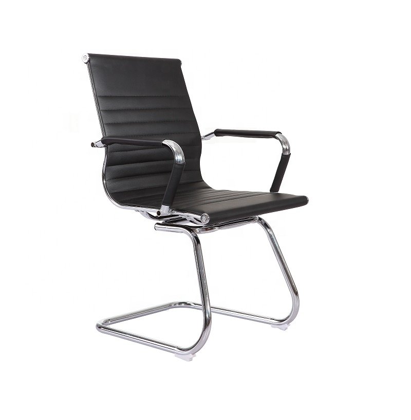 Ghế họp chân quỳ lưng da thấp 203