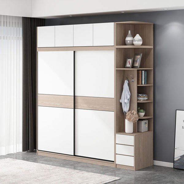 tủ quần áo gỗ công nghiệp kịch trần TA-138