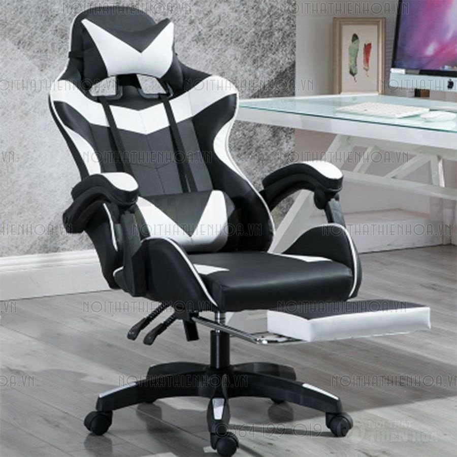 Ghế Gaming Swift, Ngả lưng 165 độ, có gác chân