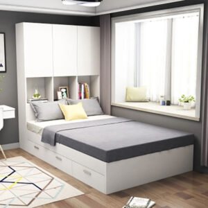 Giường ngủ đa năng kèm tủ đầu giường GN-19