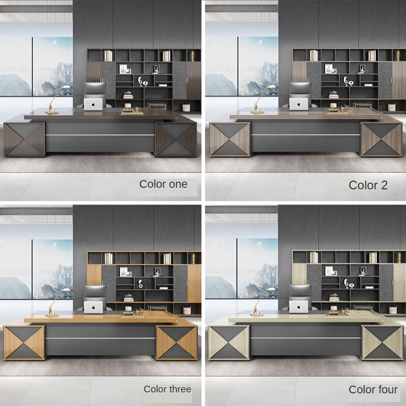 Bàn Giám Đốc Góc L Cao Cấp 2 Hộc