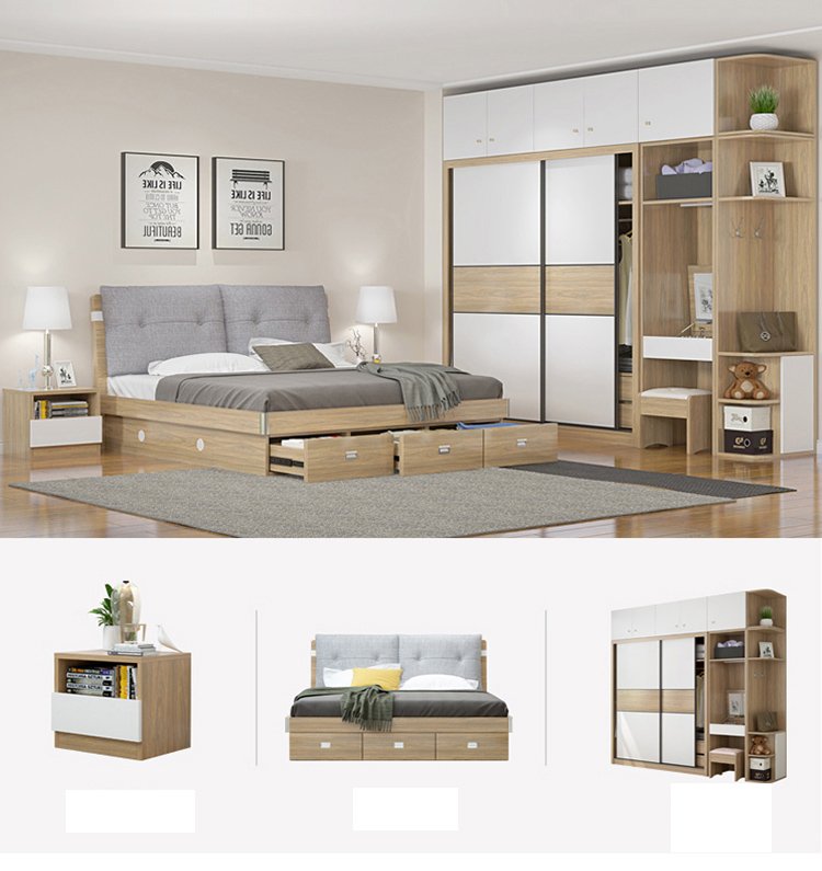 Tủ quần áo cánh lùa đa năng gỗ công nghiệp TA-145