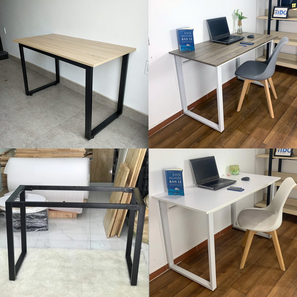 Bàn nhân viên chân u trắng BCS-U12-T620