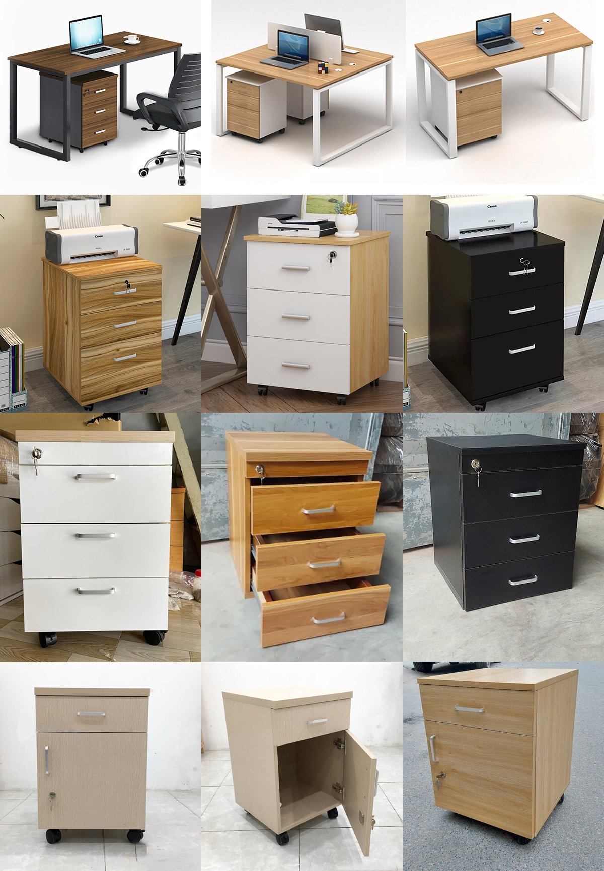 Hộc di động 3 ngăn giá rẻ 14