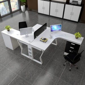 Bàn văn phòng 2 người chân bướm