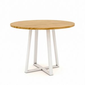 Bàn tròn chân sắt BTU80-T