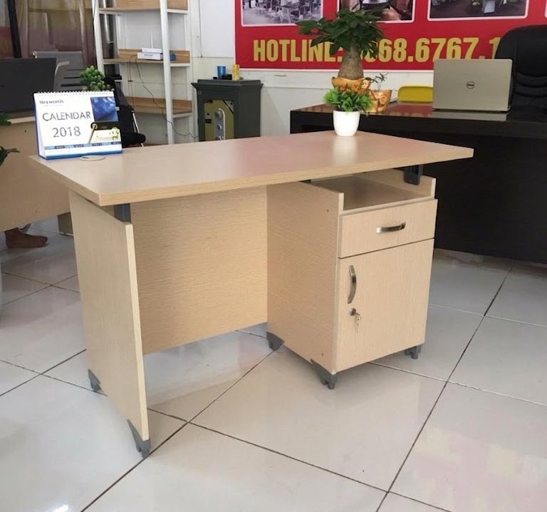 Bàn Làm Việc Hộc Liền Fami BLVG-FMCH