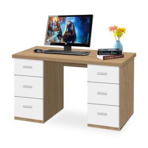 Bàn làm việc bàn game 2 tủ ngăn kéo ikea