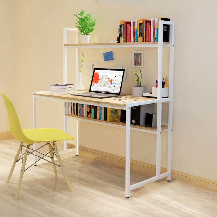Bàn làm việc kệ trang trí, kệ sách BLVTN-TR-610
