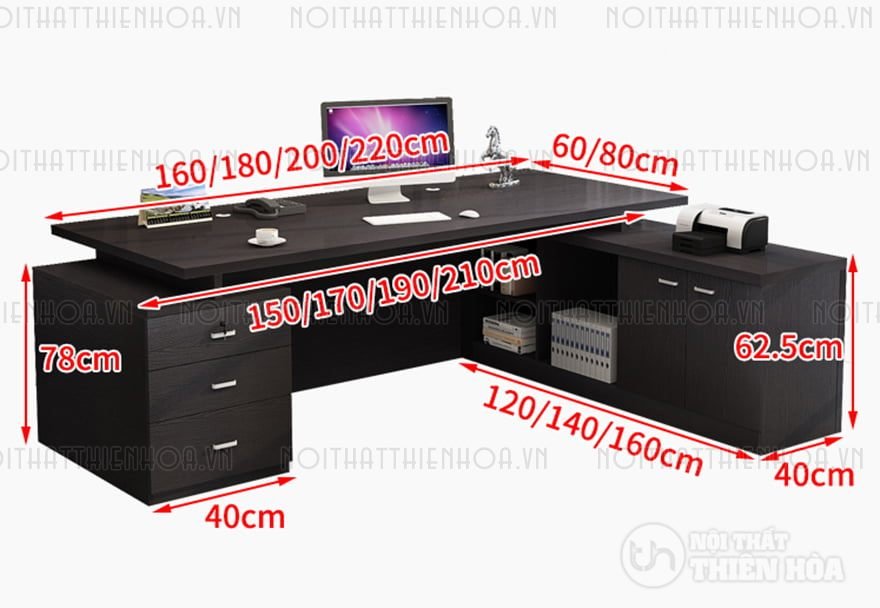 Bàn lãnh đạo sang trọng Keva23-426