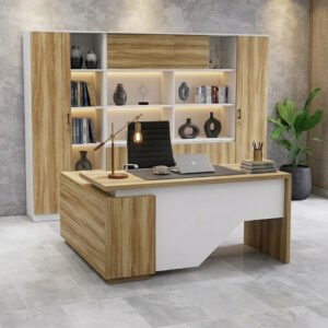 Bàn quản lý giám đốc yếm vát chéo