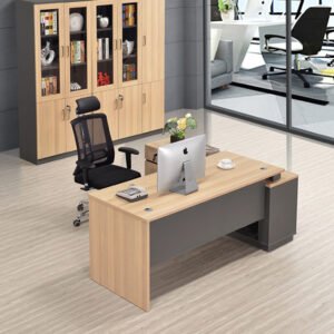 Bàn lãnh đạo quản lý tủ phụ chữ L BGD-HD-24