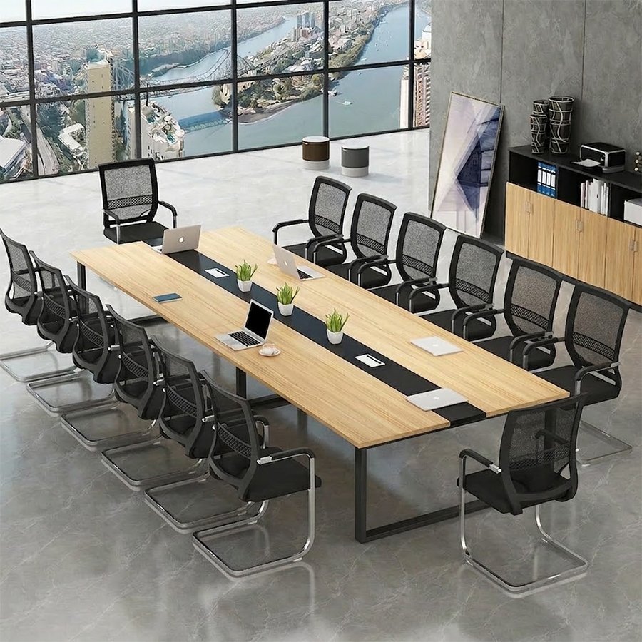 Bàn họp làm việc dài cao cấp kiểu tối giản hiện đại ula