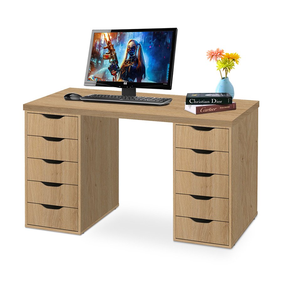 Bàn ikea 2 hộc tủ ngăn kéo