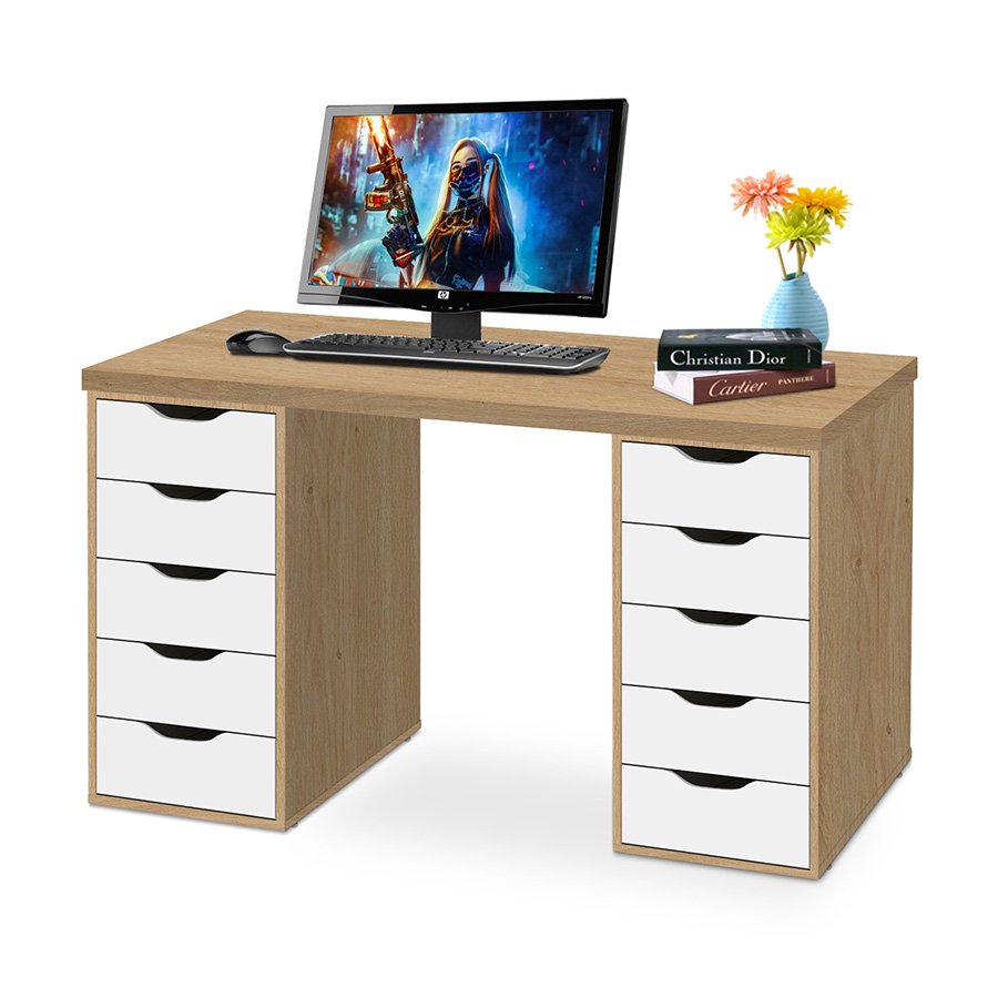 Bàn ikea 2 hộc tủ ngăn kéo