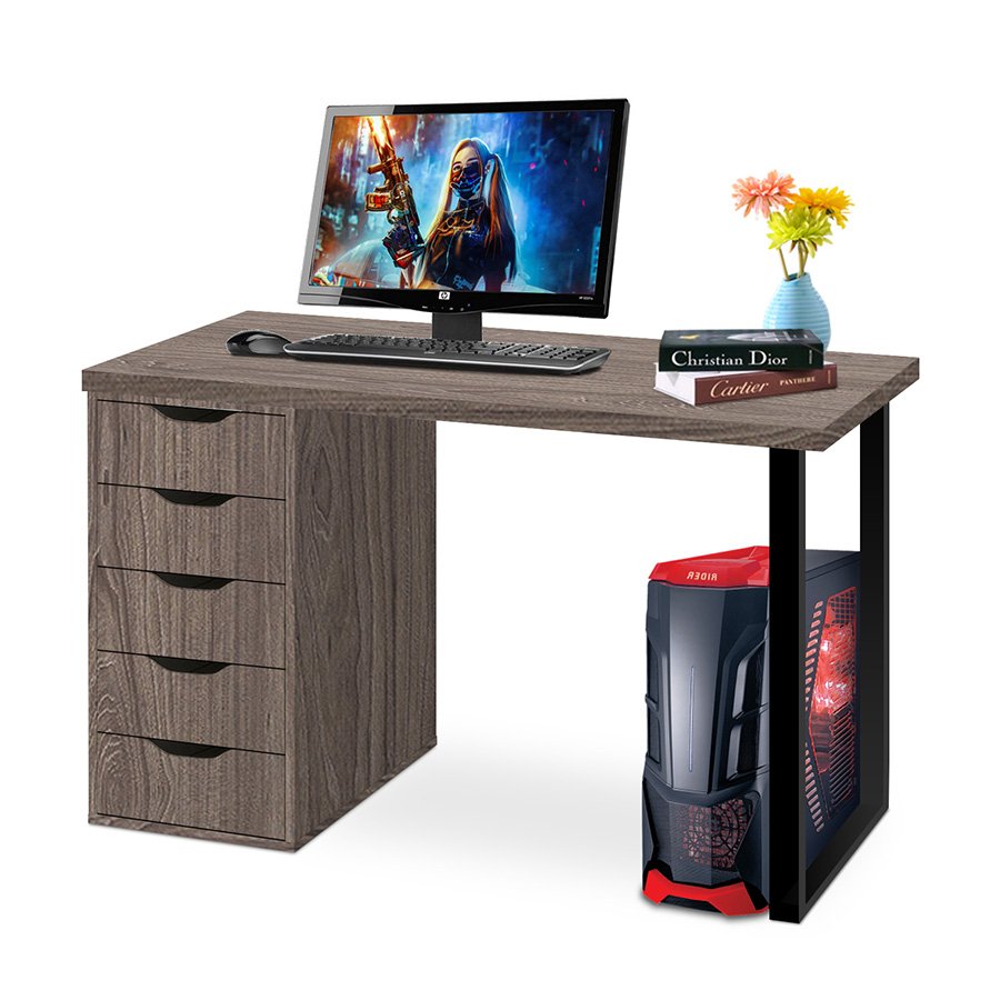 Bàn làm việc giá rẻ hộc sâu 2 bên