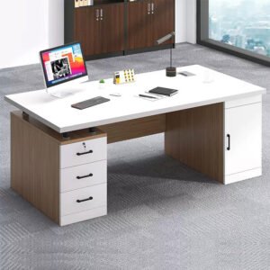Bàn làm việc cho quản lý Uri trắng BQL-UriT-14