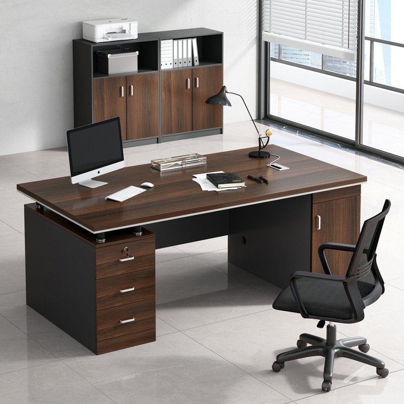 Bàn làm việc quản lý 2 hộc tủ Uri BQL-Uri426-14