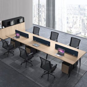 Bàn làm việc nhóm 6 người văn phòng CB-COSI6-383D