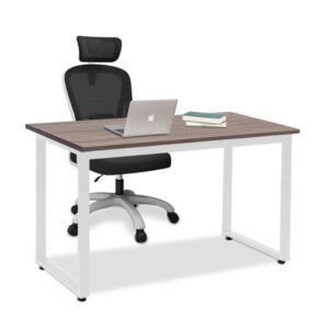 Bàn khung sắt chữ U Trắng 2309