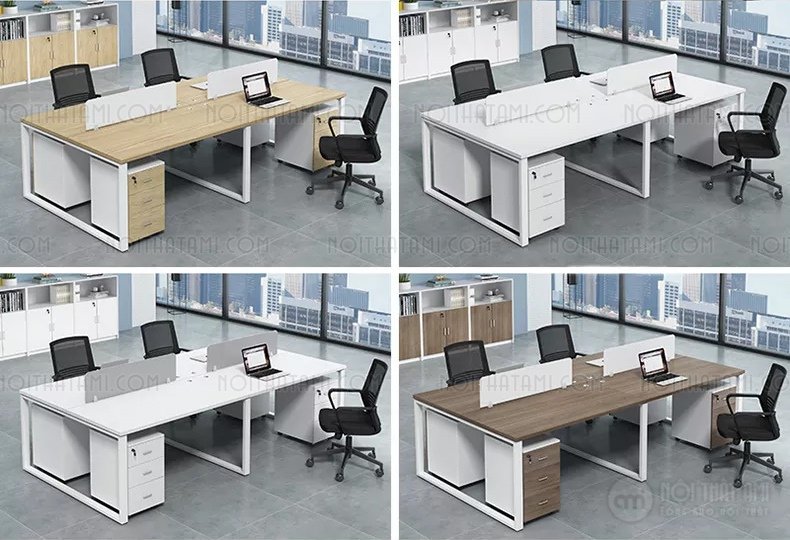 Bàn nhân viên chân u trắng BCS-U12-T620