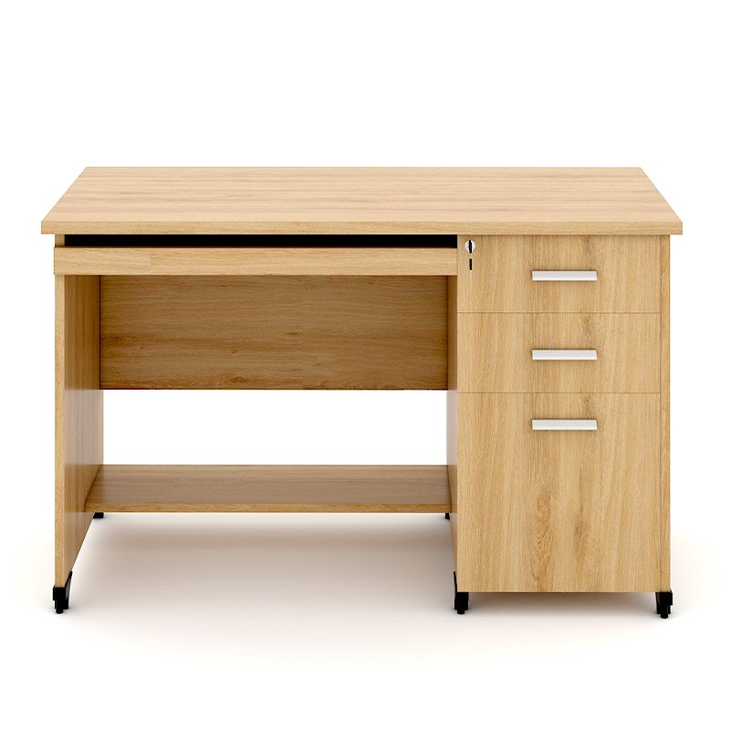 Bàn văn phòng CL12HS-4 ngăn bàn phím kèm tủ