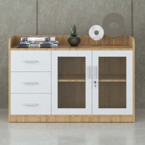 Tủ tài liệu nhỏ kết hợp trang trí CL80-06