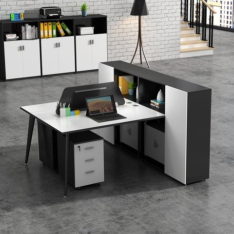 Cụm Bàn Làm Việc Liền Tủ Hiện Đại CB2-41