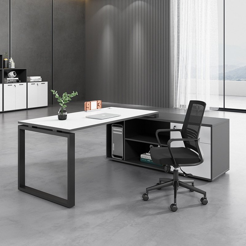 Cụm Bàn Làm 2 Người Việc Gắn Tủ Phụ CB2-40
