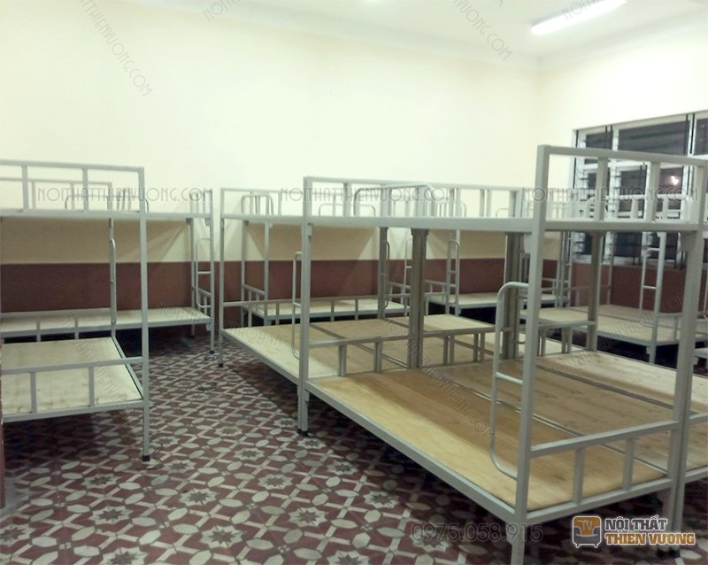 Giường sắt 2 tầng có hộc GT-03