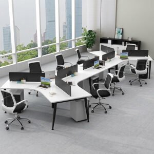 Bàn văn phòng chân côn 8 người COSI8-5022
