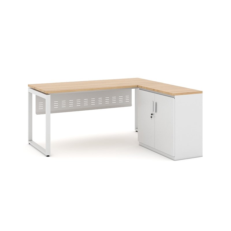 Bàn chữ L gác tủ 1m4 EU14LYS-HS-2