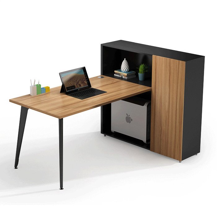 Cụm Bàn Làm Việc Liền Tủ Hiện Đại CB2-41