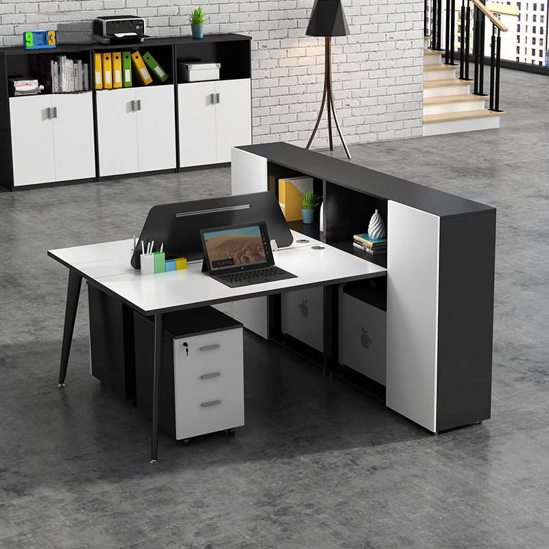 Cụm Bàn Làm Việc Liền Tủ Hiện Đại CB2-41