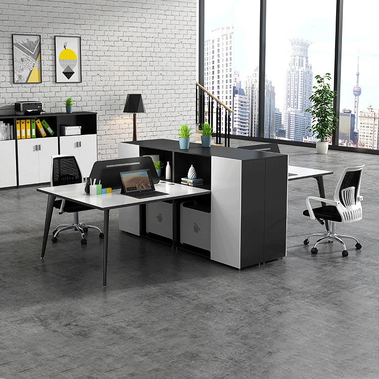 Cụm Bàn Làm Việc Liền Tủ Hiện Đại CB2-41