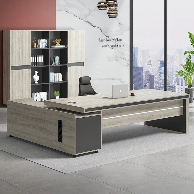 Bàn Giám Đốc Sang Trọng Góc L Đẹp