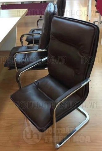Ghế da phòng họp chân quỳ cao cấp