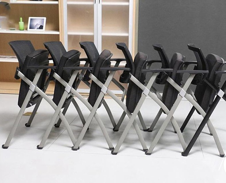 Bàn gấp gọn đào tạo training có bánh xe di chuyển