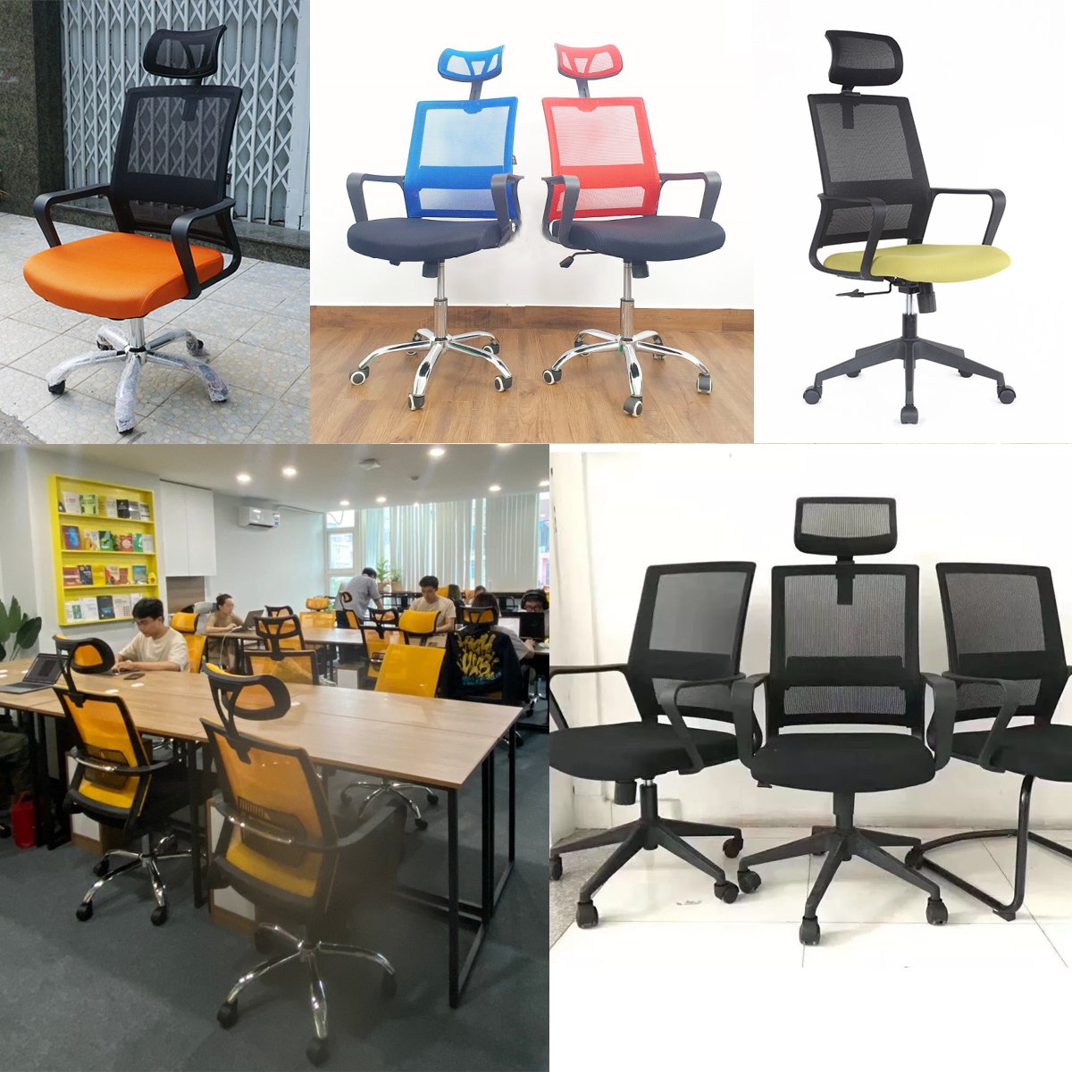 Ghế văn phòng, ghế xoay tựa đầu