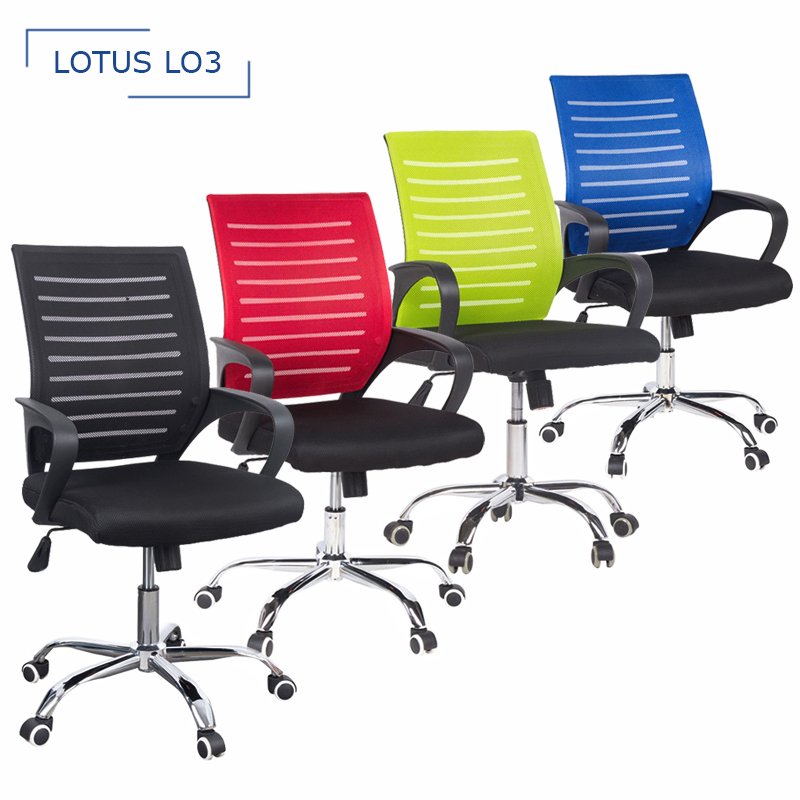 Ghế phòng họp chân quỳ lưới lưng lan