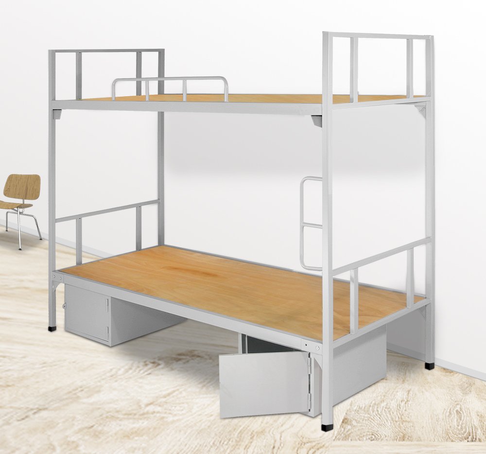 Giường sắt 2 tầng có hộc GT-03