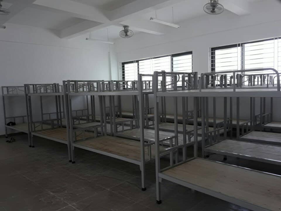 Giường sắt 2 tầng có hộc GT-03