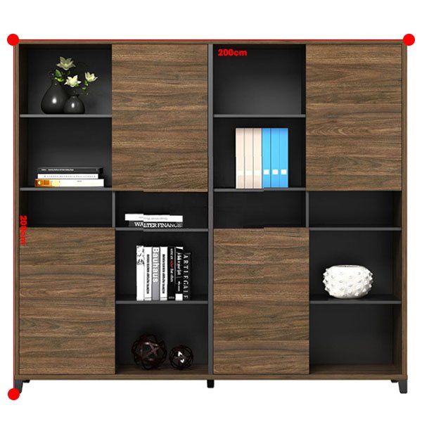 Tủ tài liệu lãnh đạo decor C-TGD2004