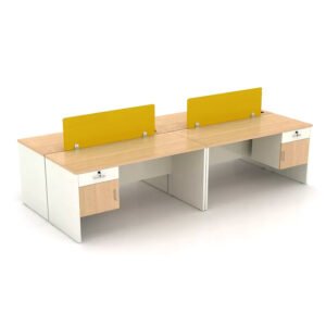 Modul bàn làm việc 4 hỗ hộc treo CB4-HT-383T