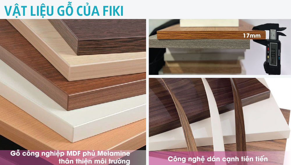 Vật liệu gỗ sản xuất bàn tủ