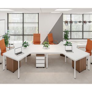 Cụm bàn làm việc văn phòng 6 người